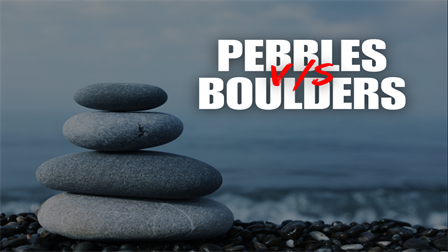 Pebbles Versus Boulders