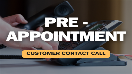 Pre-Appointment Contact
